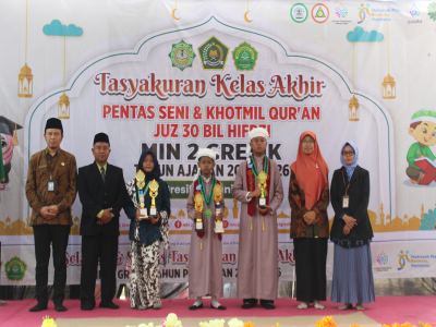 Tasyakuran MIN 2 Gresik, Kepala Kemenag Gresik Tegaskan Komitmen Lahirkan Generasi Emas yang Berakhlak dan Kreatif 