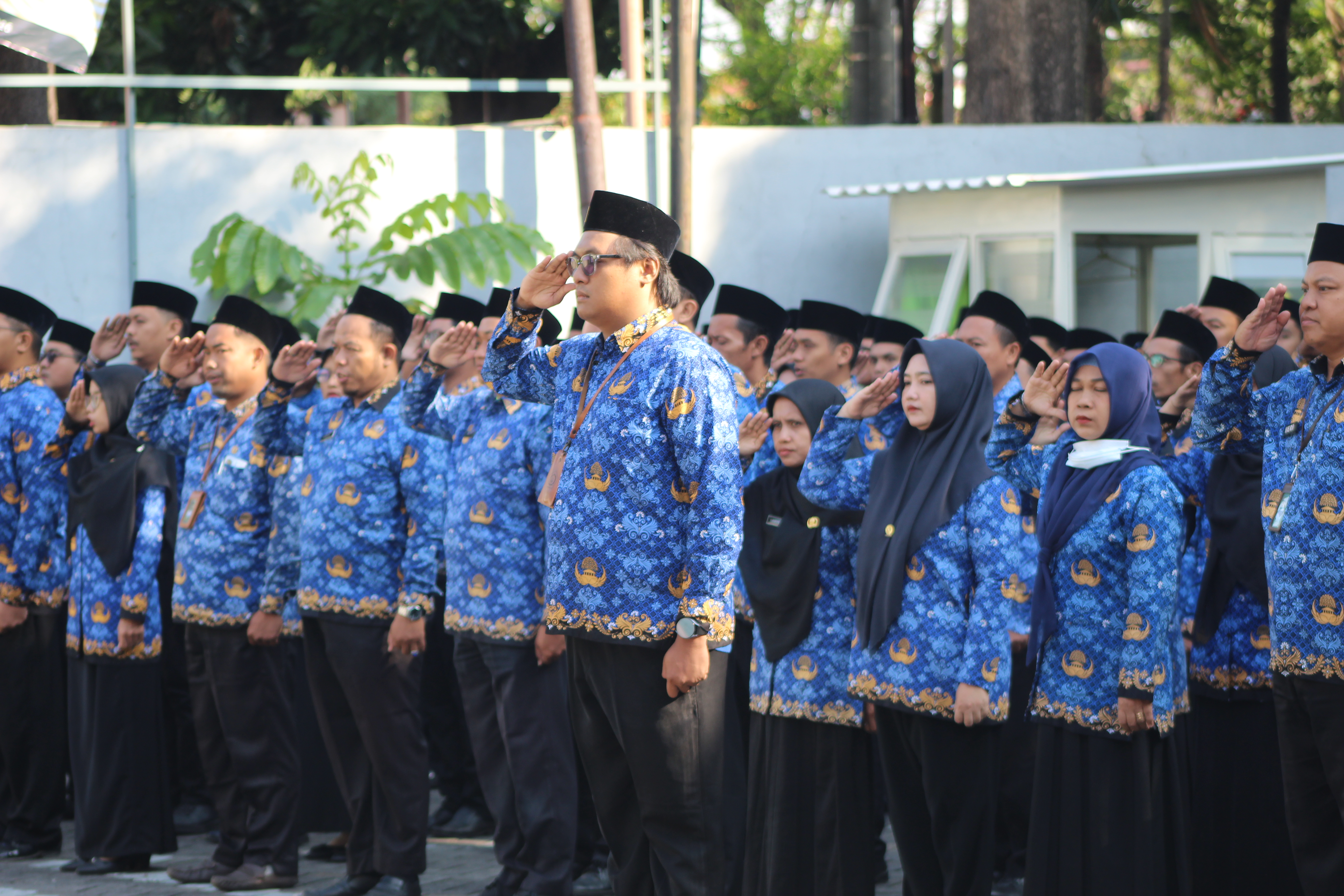 Satu Rasa dalam Keberagaman: Kemenag Gresik Gelar Upacara Hari Lahir Pancasila 